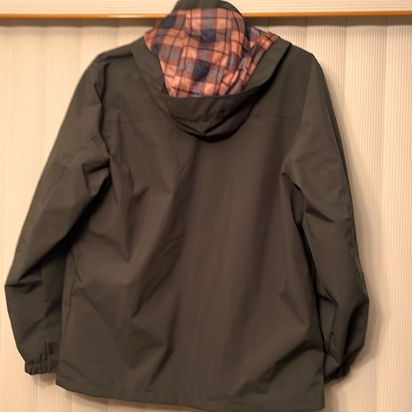 Mens casual hooded windbreaker cargo jacket - Picture 6 of 7